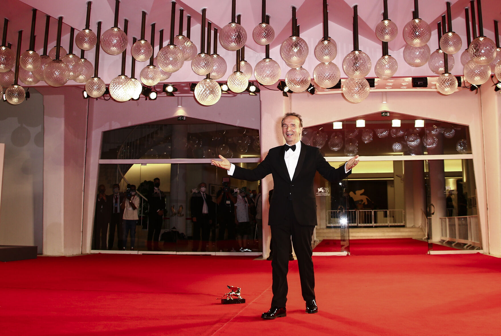 APTOPIX Italy Venice Film Festival 2021 Benigni Golden Lion
